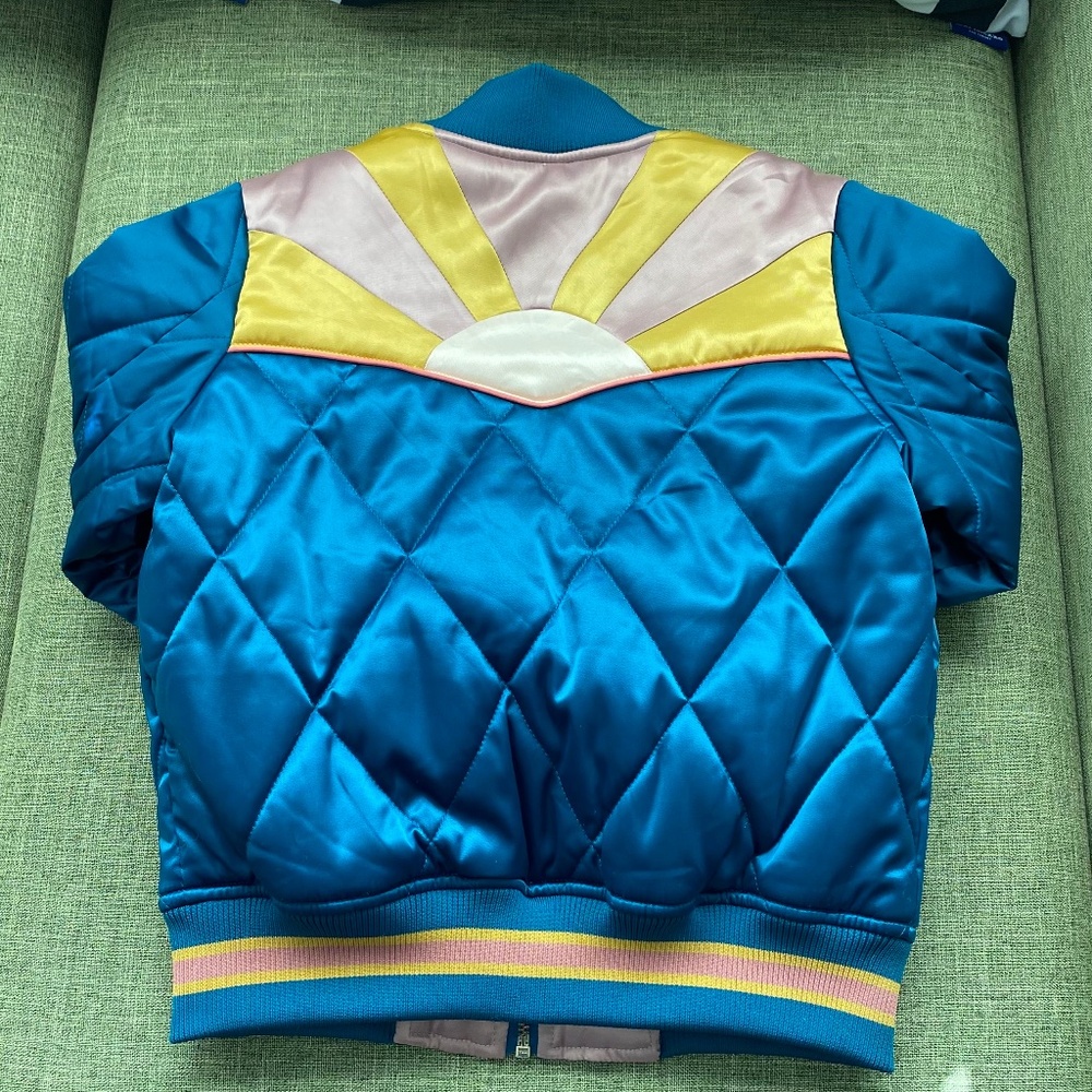 Classic Rock Couture 70s Rising Sun Bomber XS